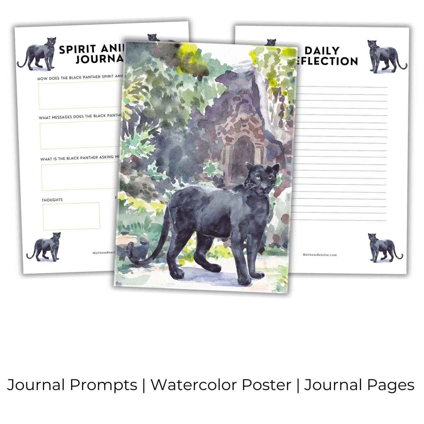 Black Panther Spirit Animal Journal