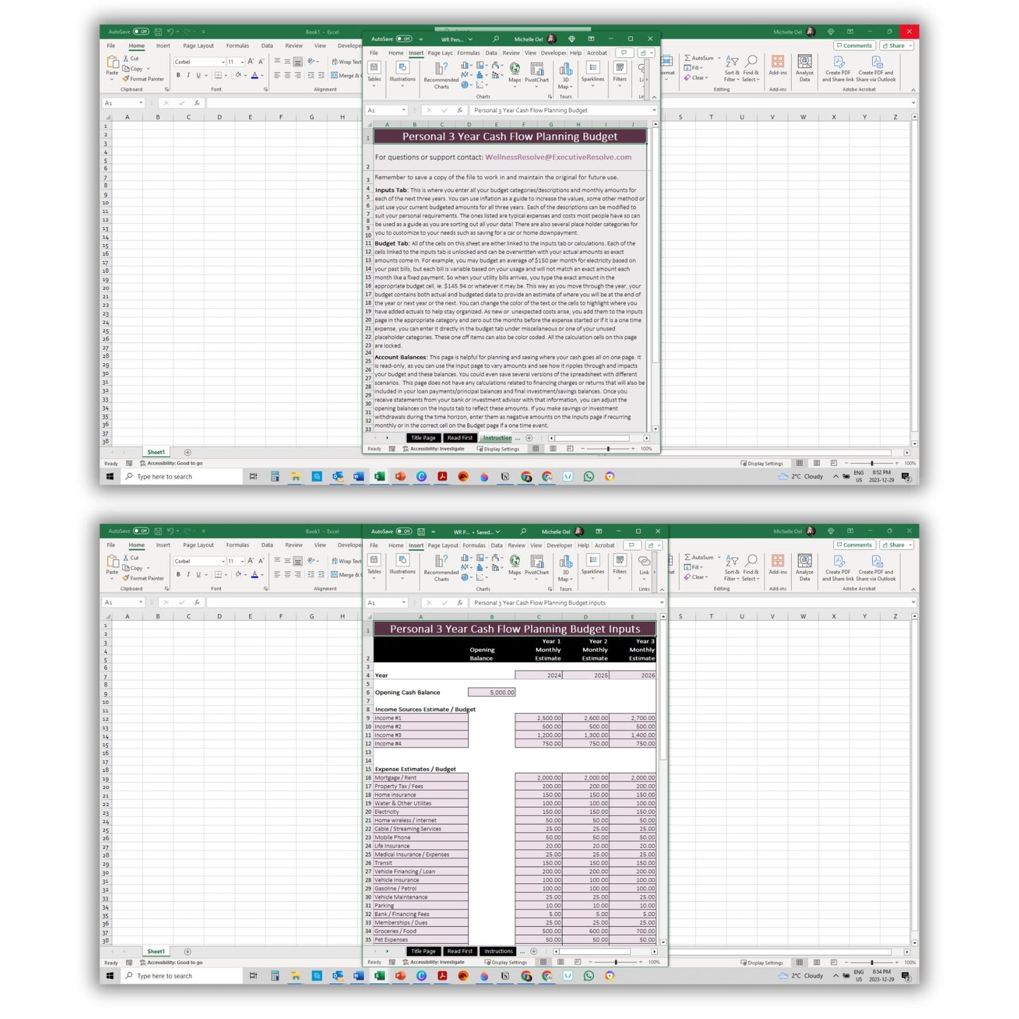 The RESOLVE Revolution Framework™ for Cash Flow Budgeting Toolkit