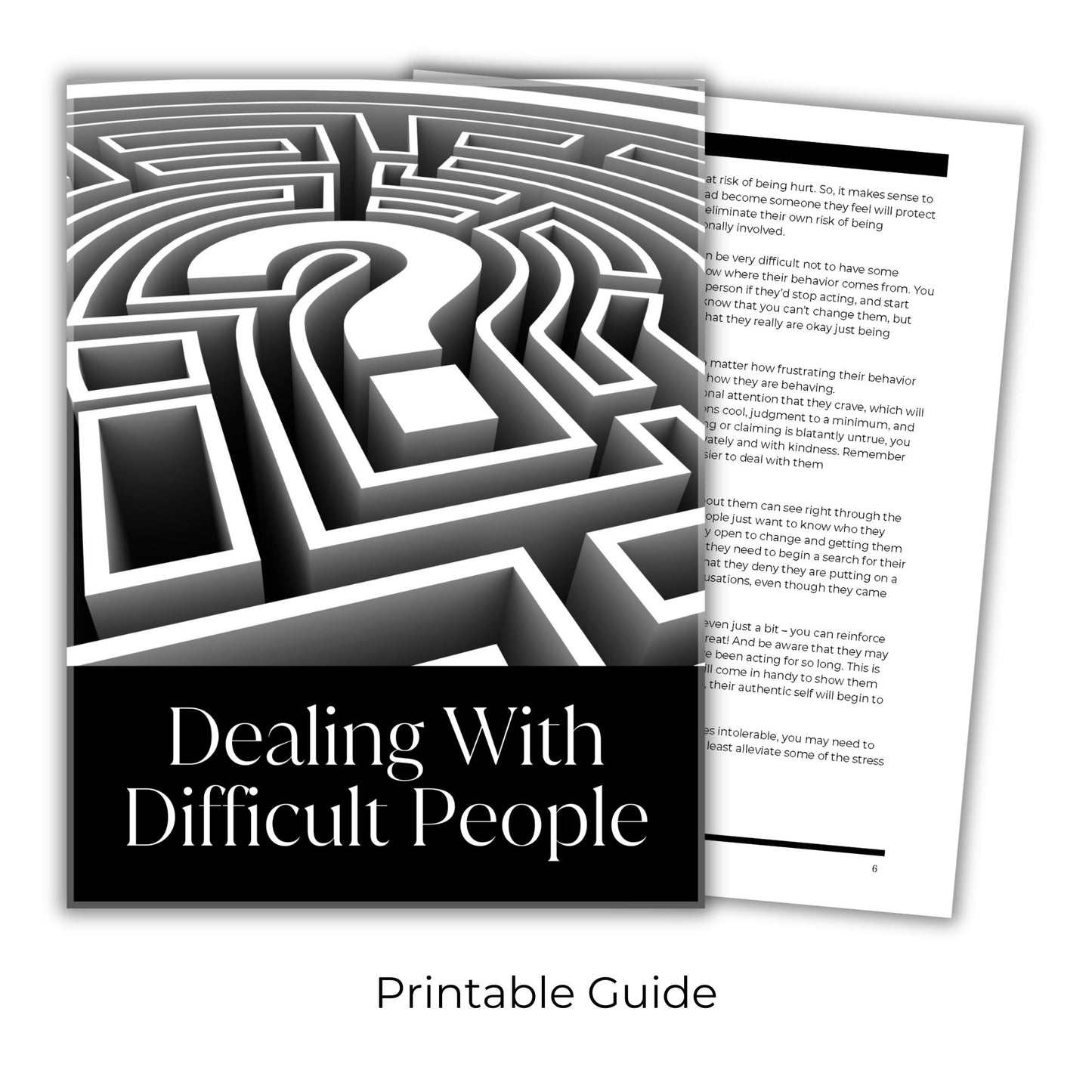 Dealing With Difficult People