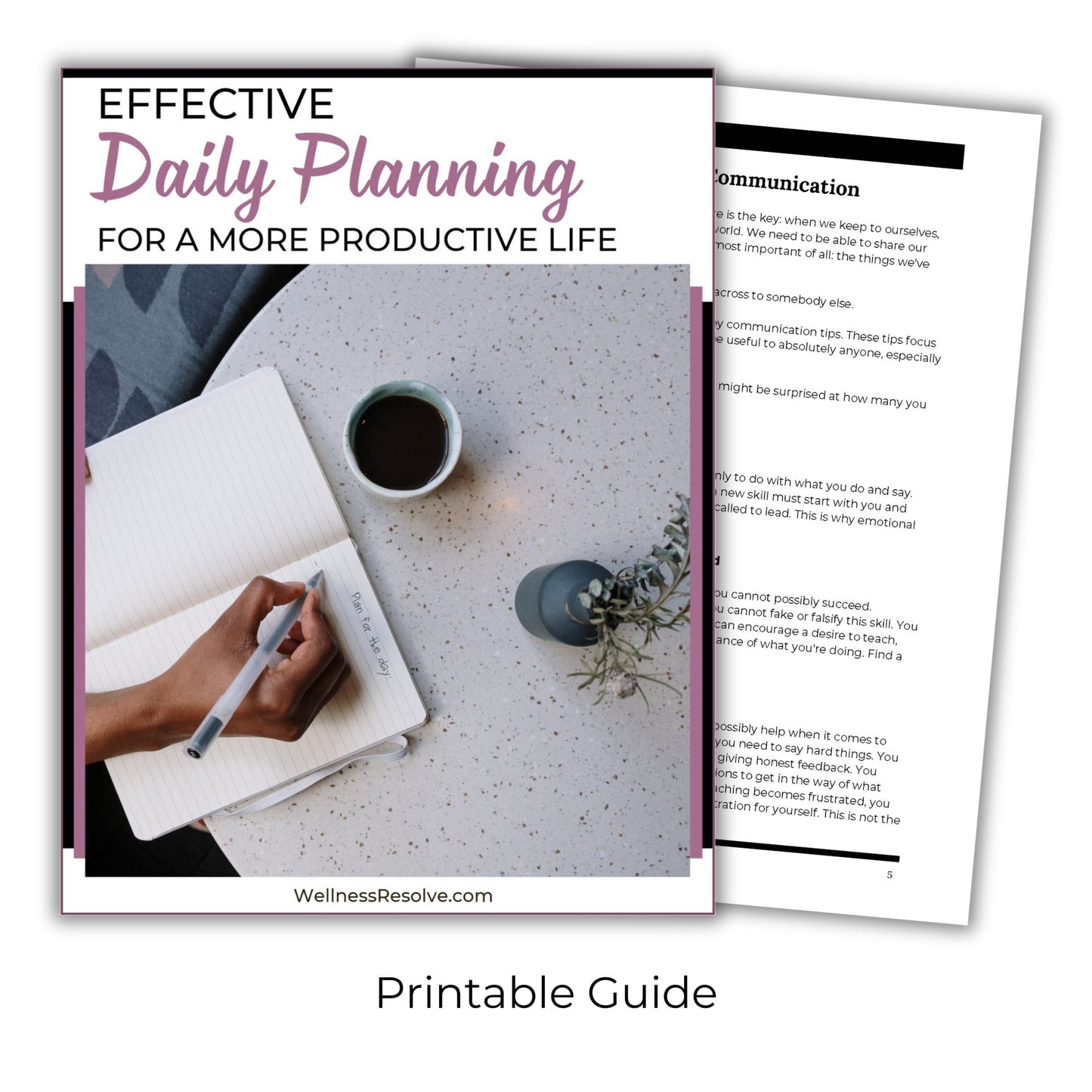 Effective Daily Planning For A More Productive Life