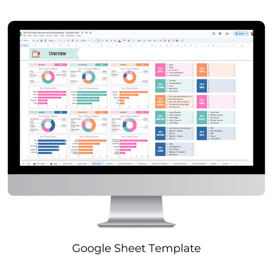 Ultimate Entertainment Planning and Tracking Spreadsheet Template
