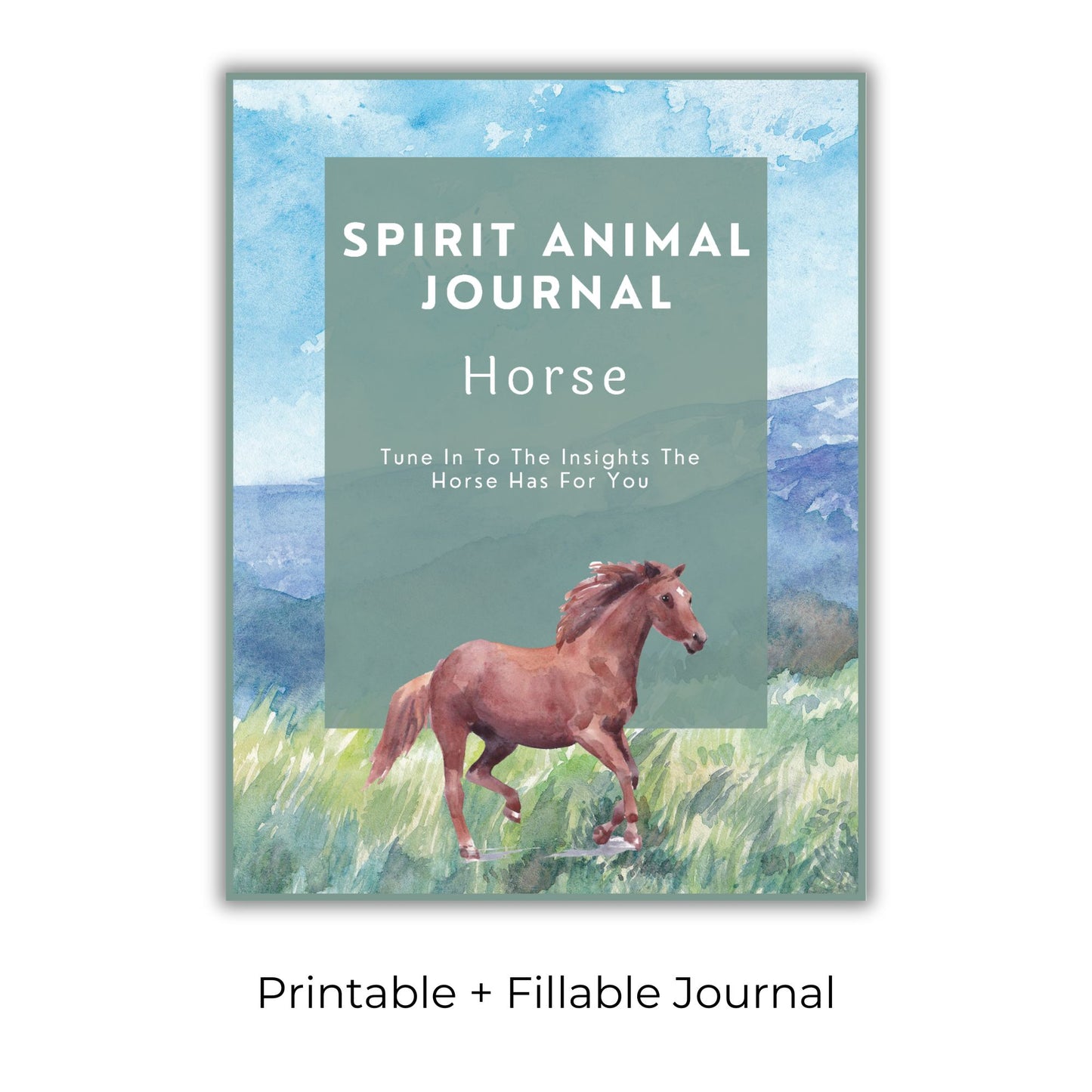 Horse Spirit Animal Journal