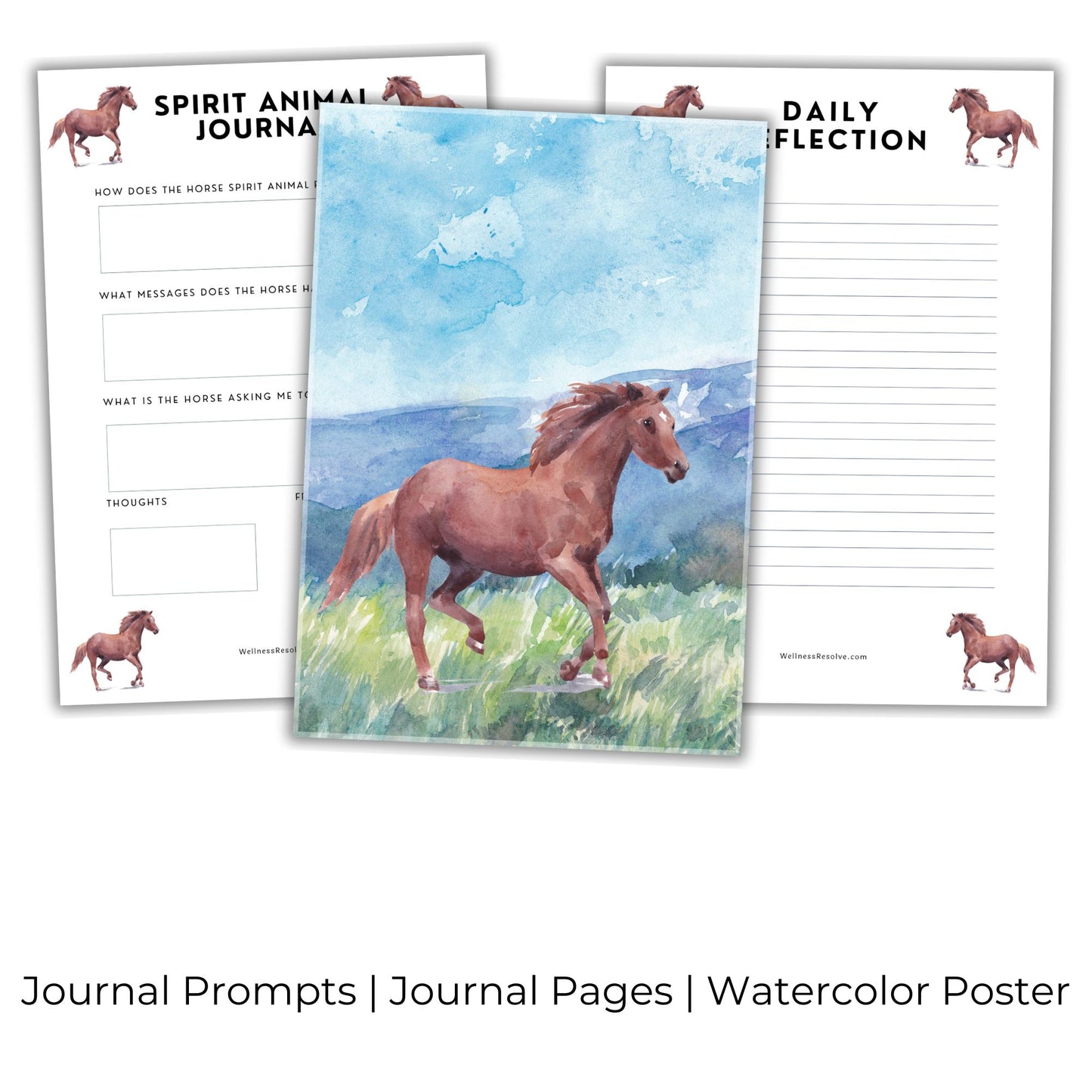 Horse Spirit Animal Journal