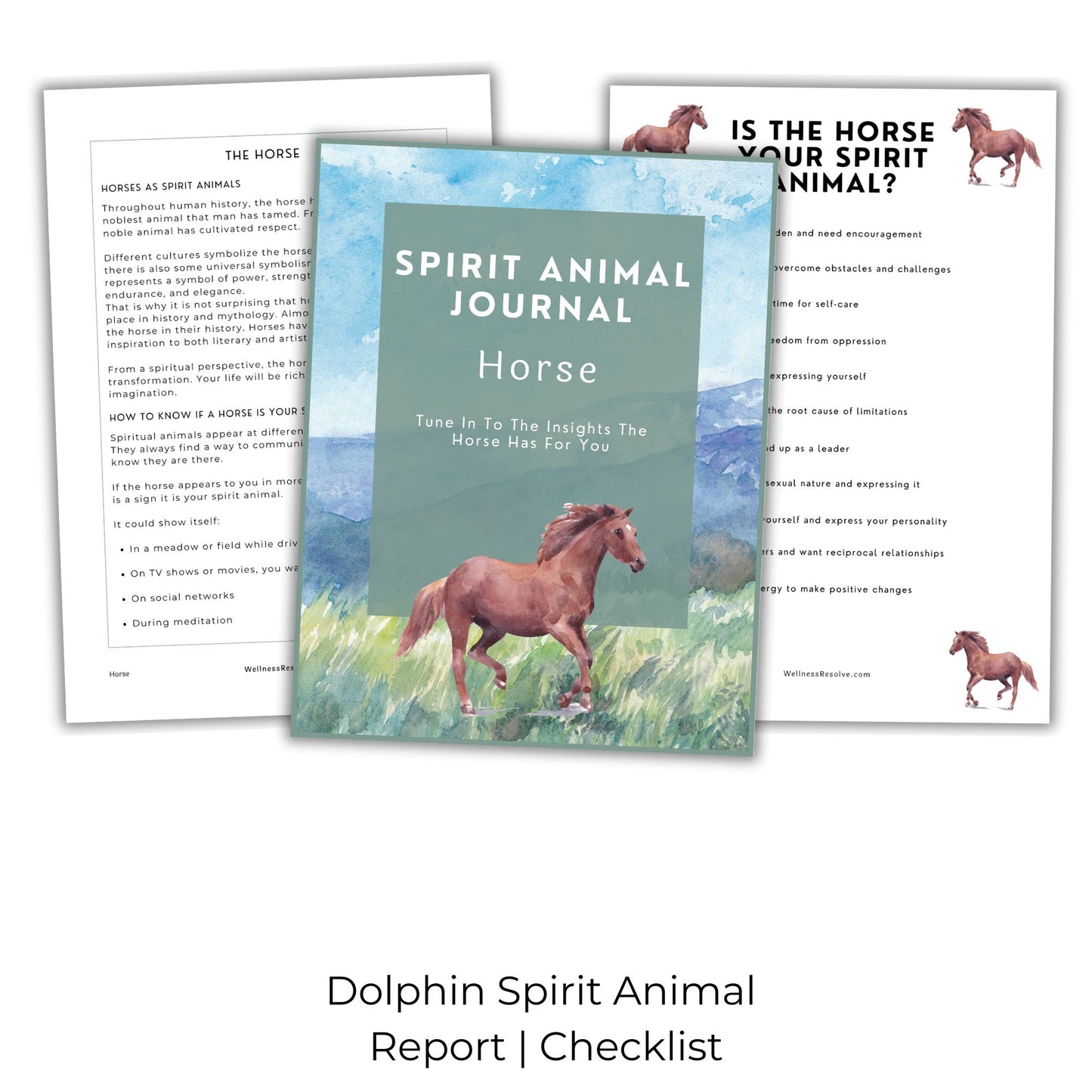 Horse Spirit Animal Journal