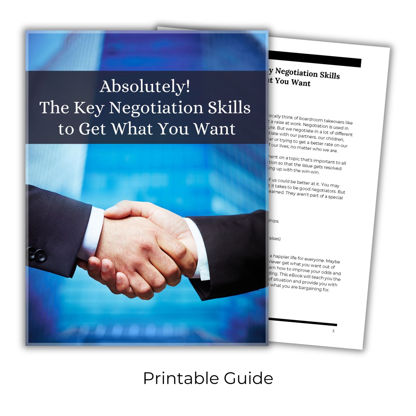 Absolutely! The Key Negotiation Skills to Get What You Want