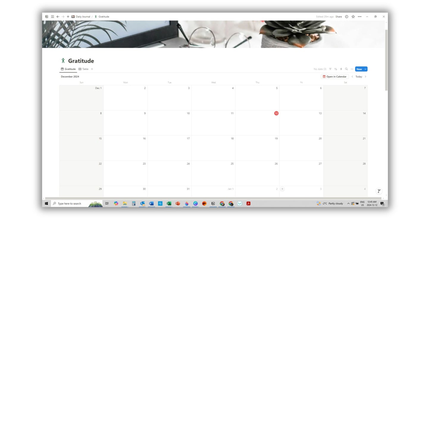 Daily Journal Template For Notion