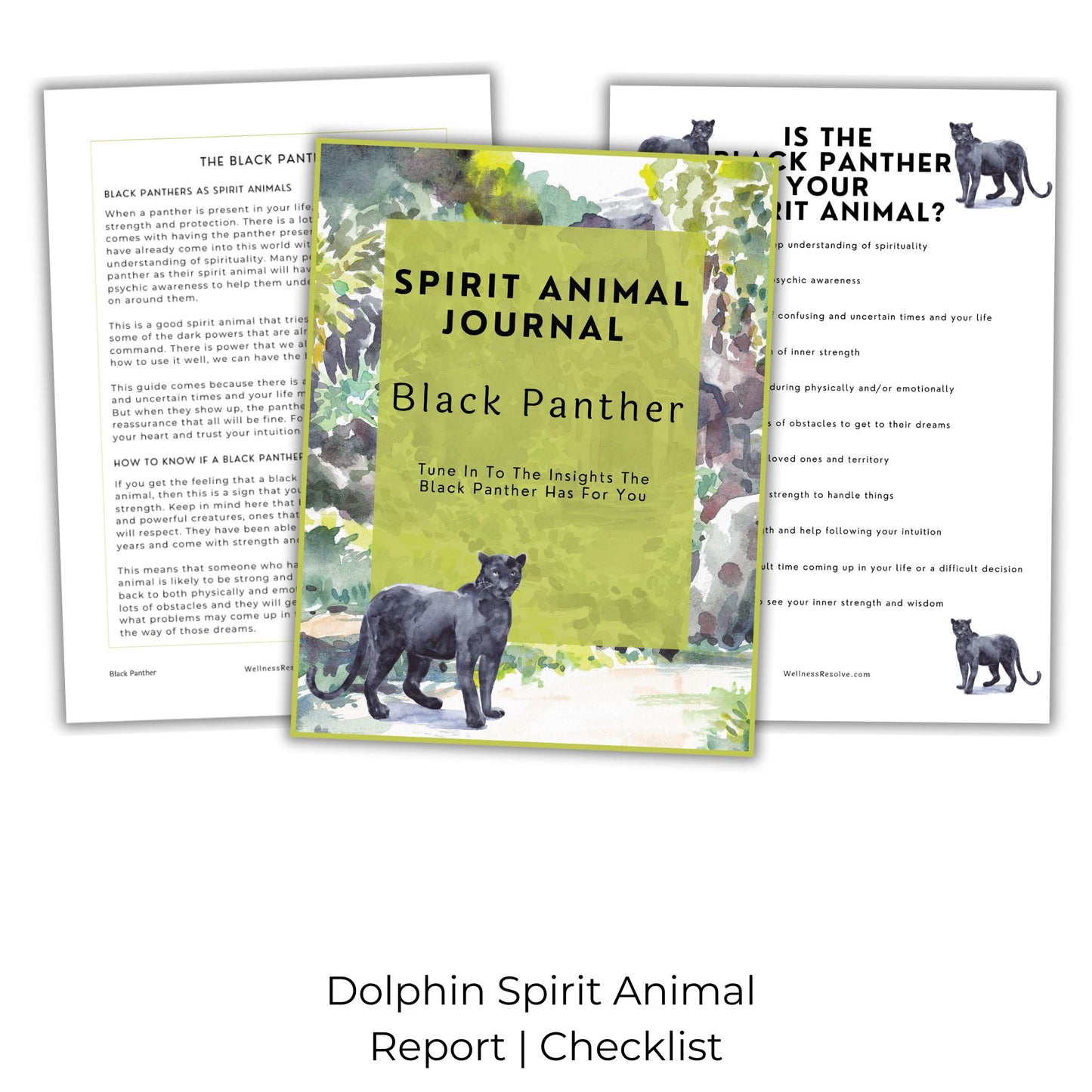 Black Panther Spirit Animal Journal