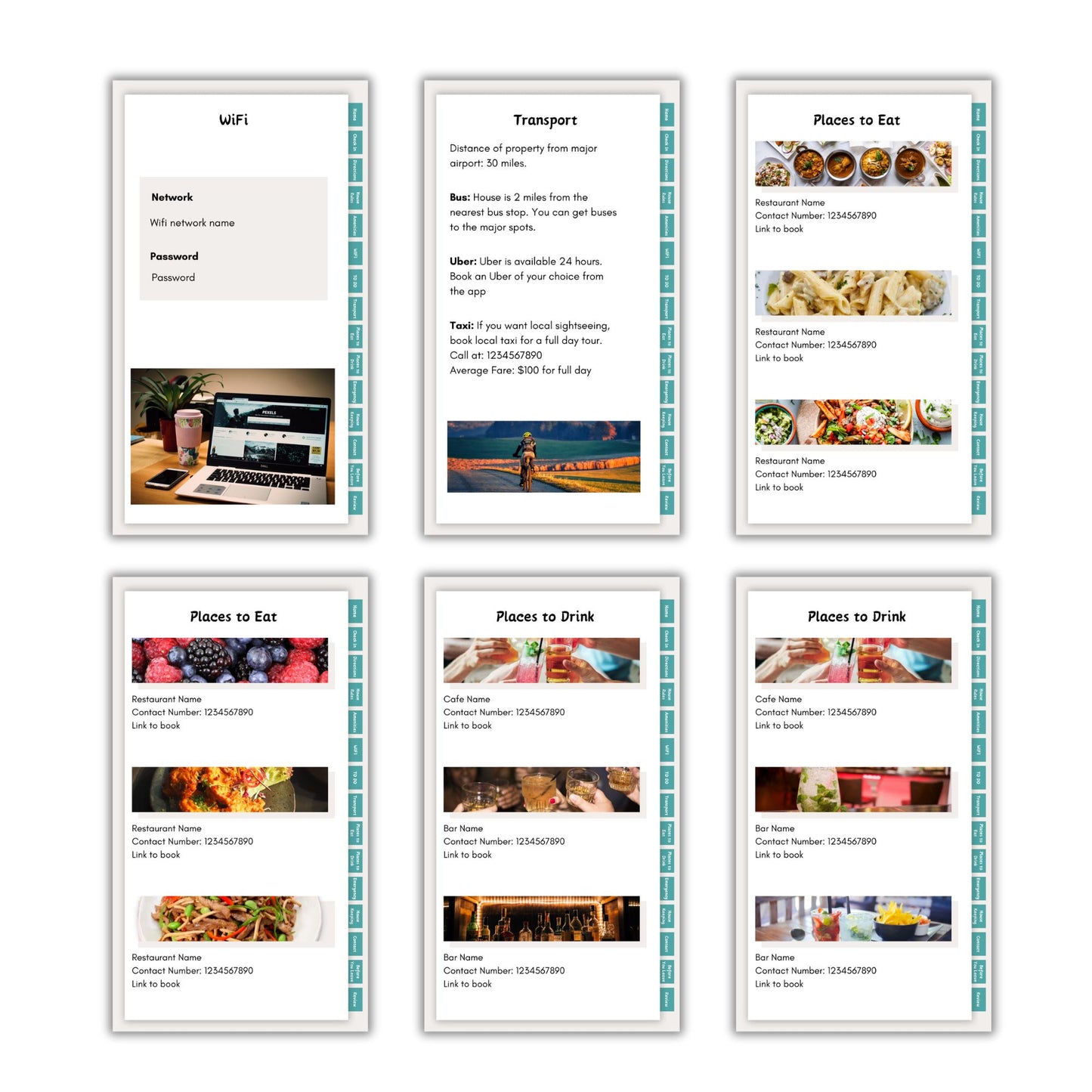 Rental Property Planner Spreadsheet Template + Customer Welcome Guide Template