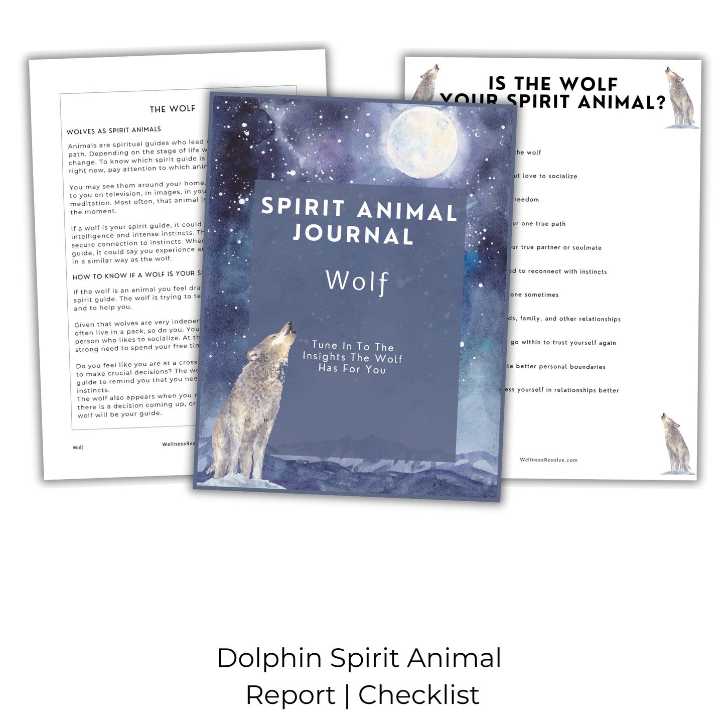 Wolf Spirit Animal Journal