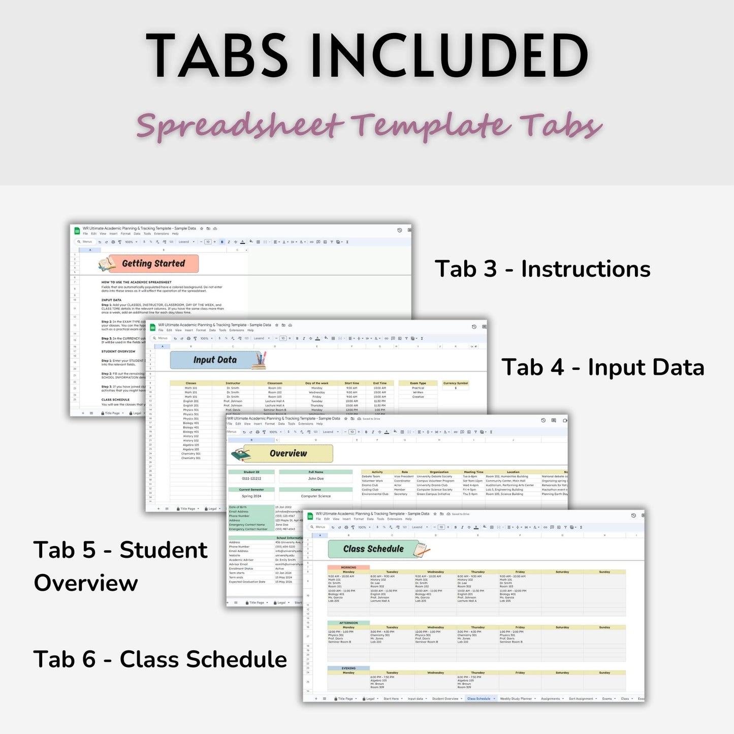 Ultimate Academic Planning & Tracking Template