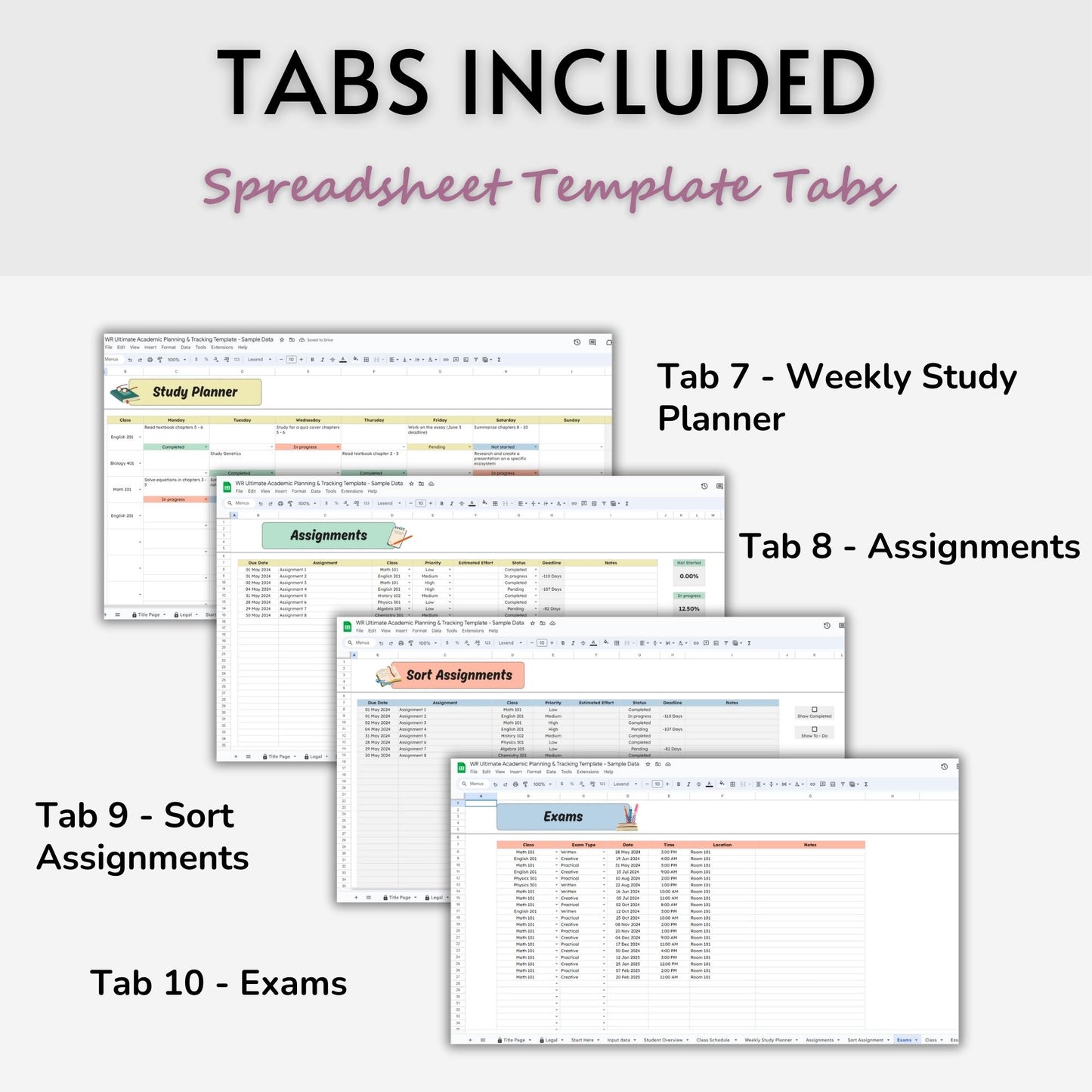 Ultimate Academic Planning & Tracking Template