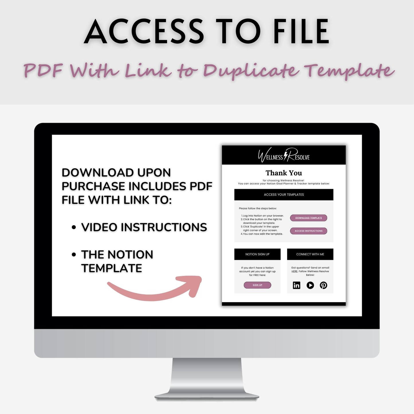 RESOLVE Content Planner Template For Notion