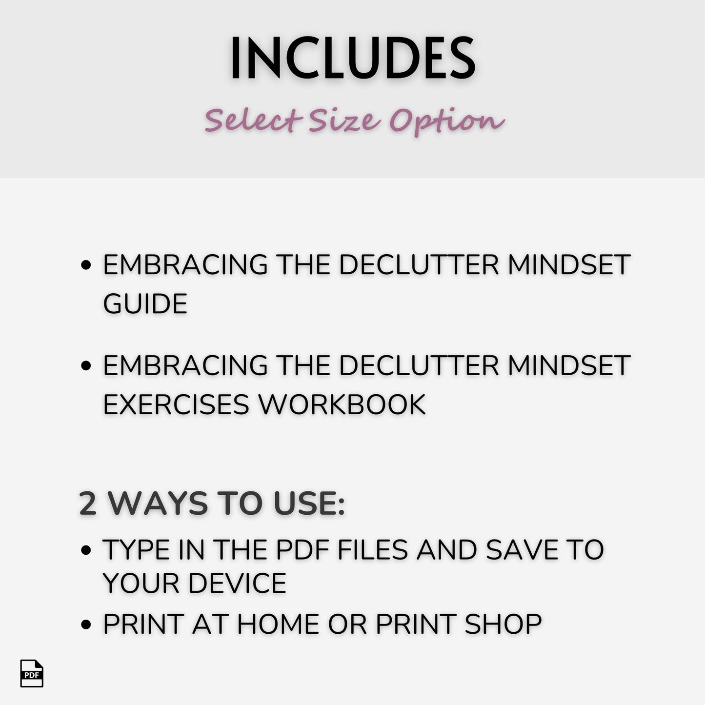 Embracing A Declutter Mindset