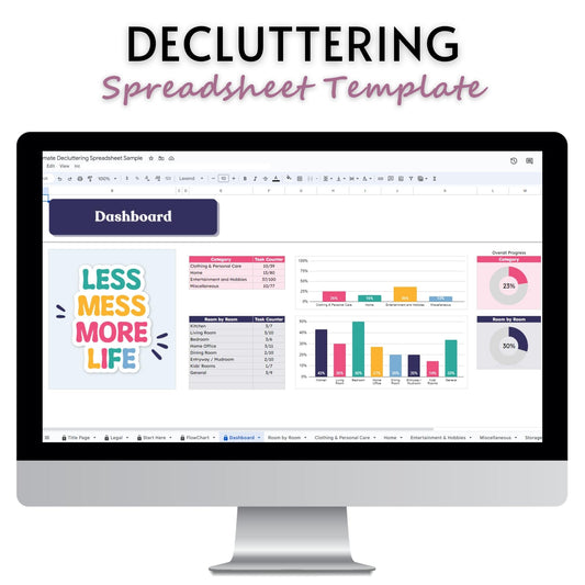 Ultimate Decluttering Spreadsheet Template