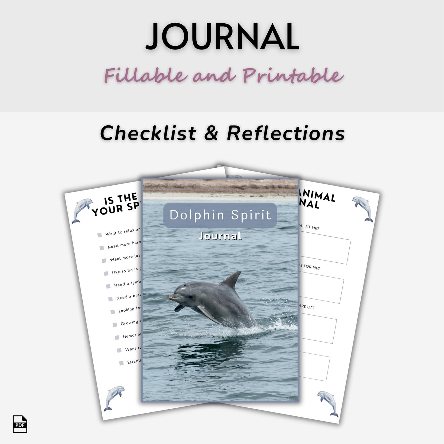 Dolphin Spirit Animal Journal