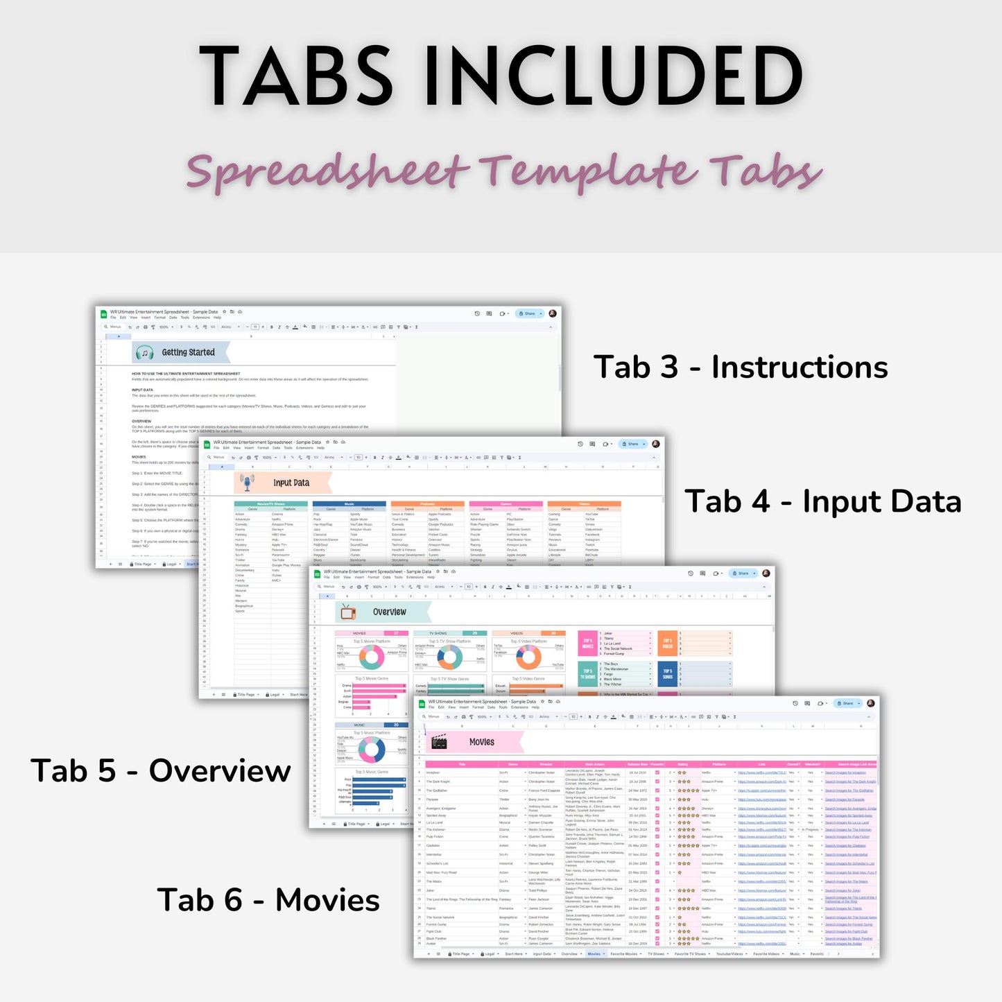 Ultimate Entertainment Planning & Tracking Spreadsheet