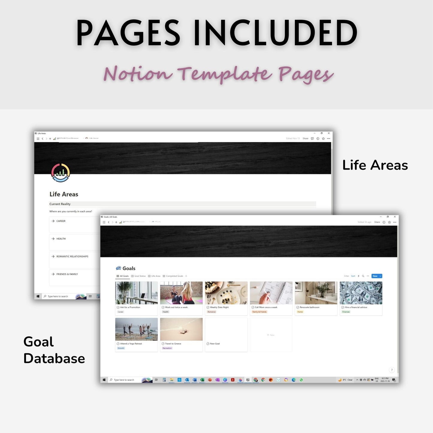 RESOLVE Goal Planning & Tracking Template For Notion