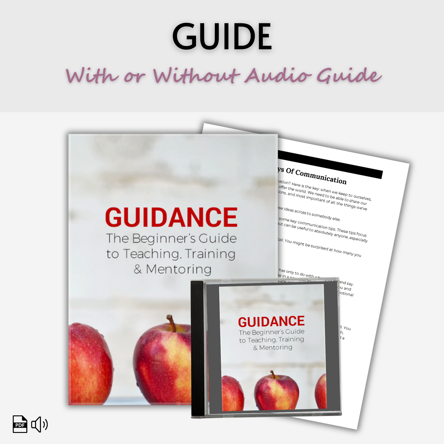 Guidance: The Beginner’s Guide to Teaching, Training & Mentoring