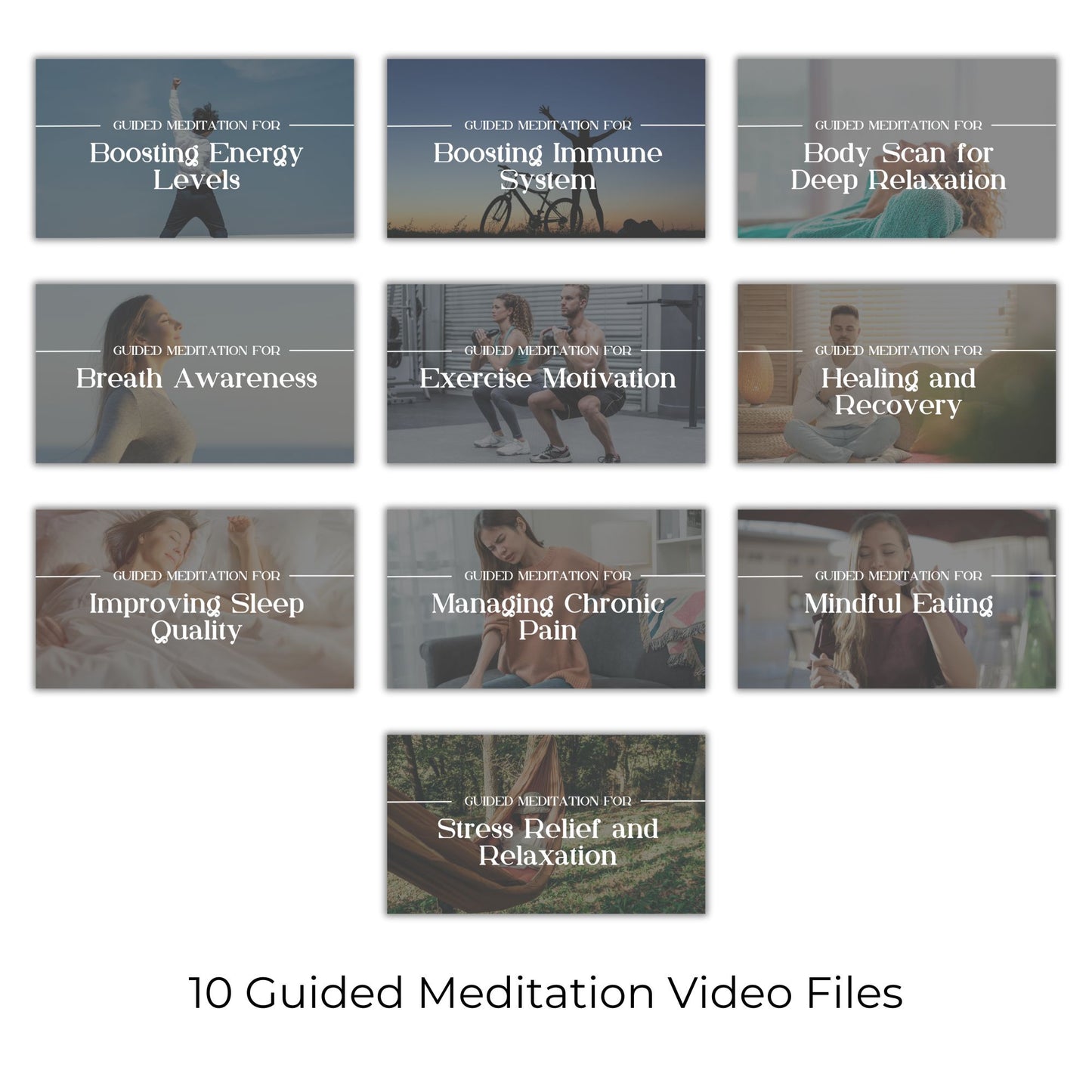 Guided Meditations For Health and Wellness