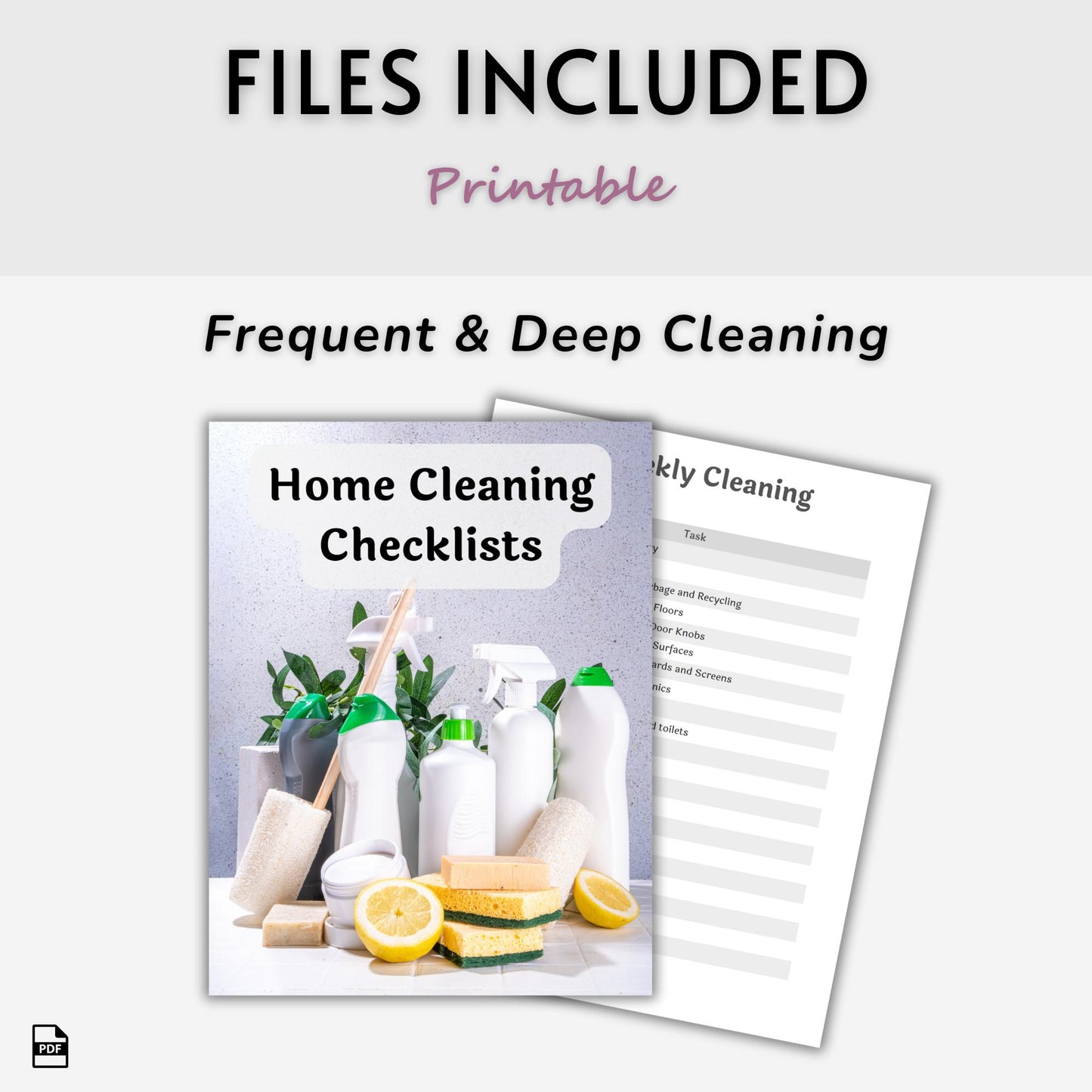Home Cleaning and Maintenance Checklists