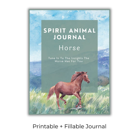 Horse Spirit Animal Journal