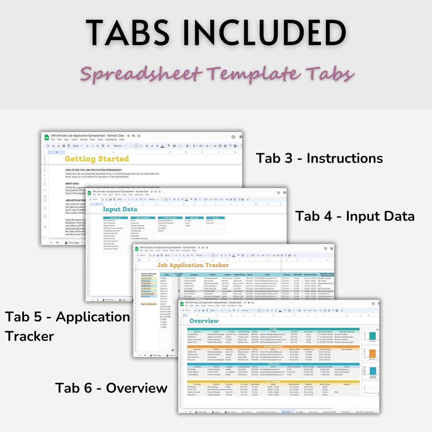 Ultimate Job Application Spreadsheet Template