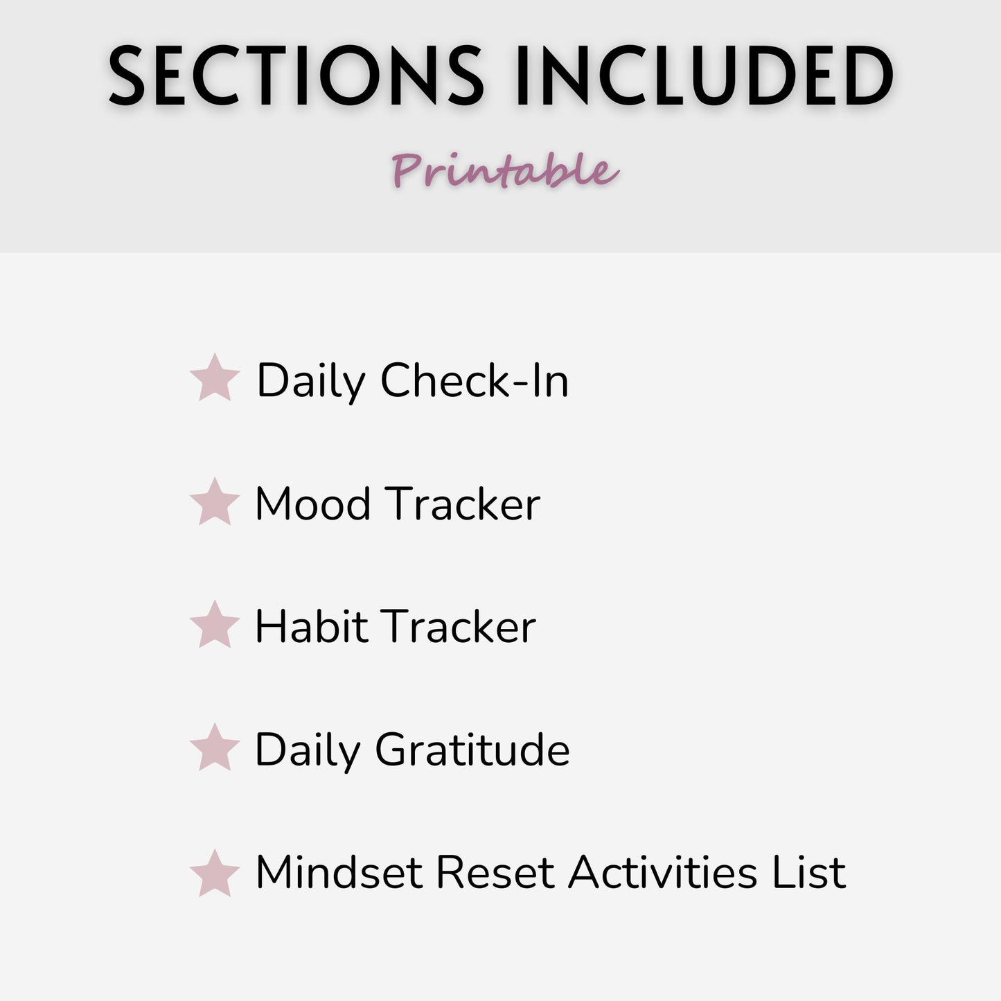 Simple Mood and Mindset Tracking Journal