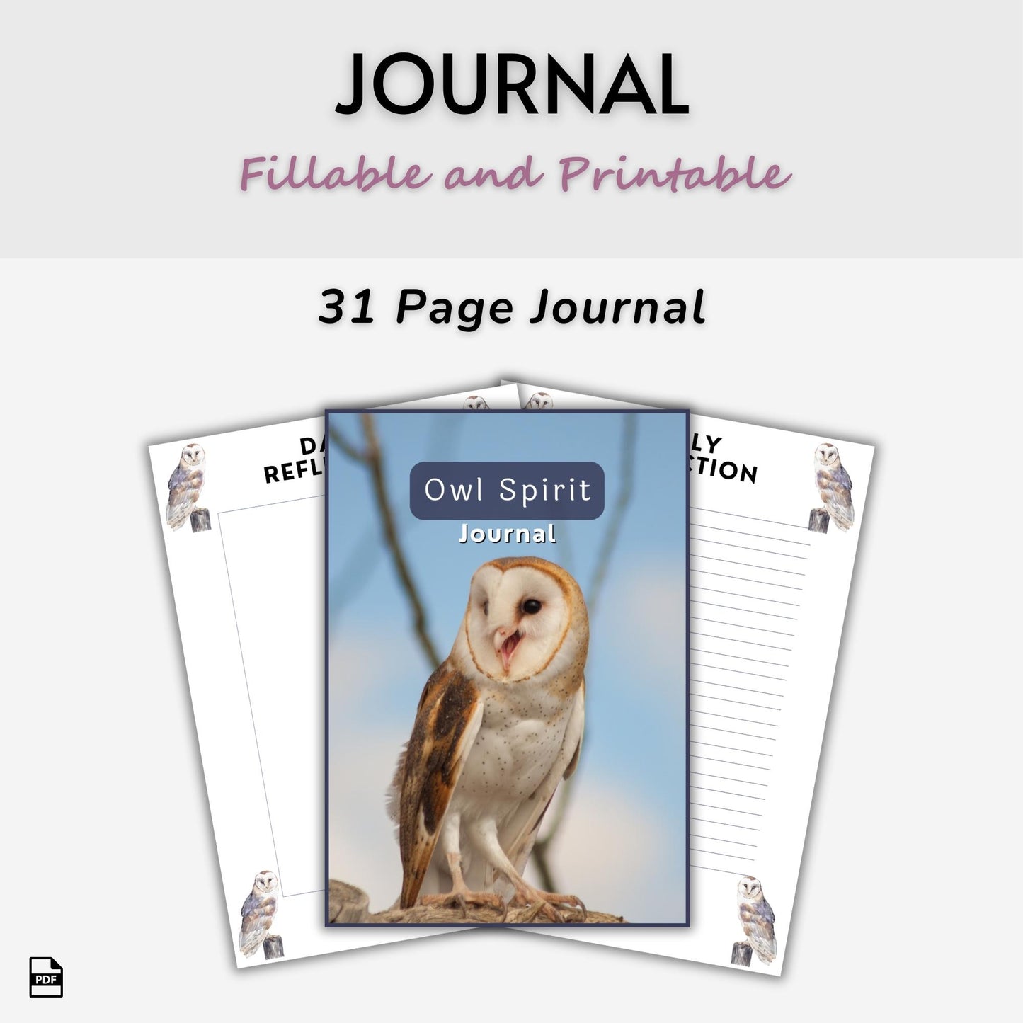 Owl Spirit Animal Journal