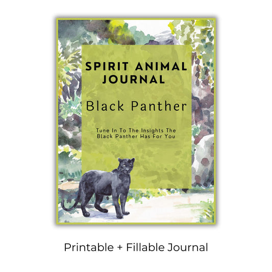Black Panther Spirit Animal Journal