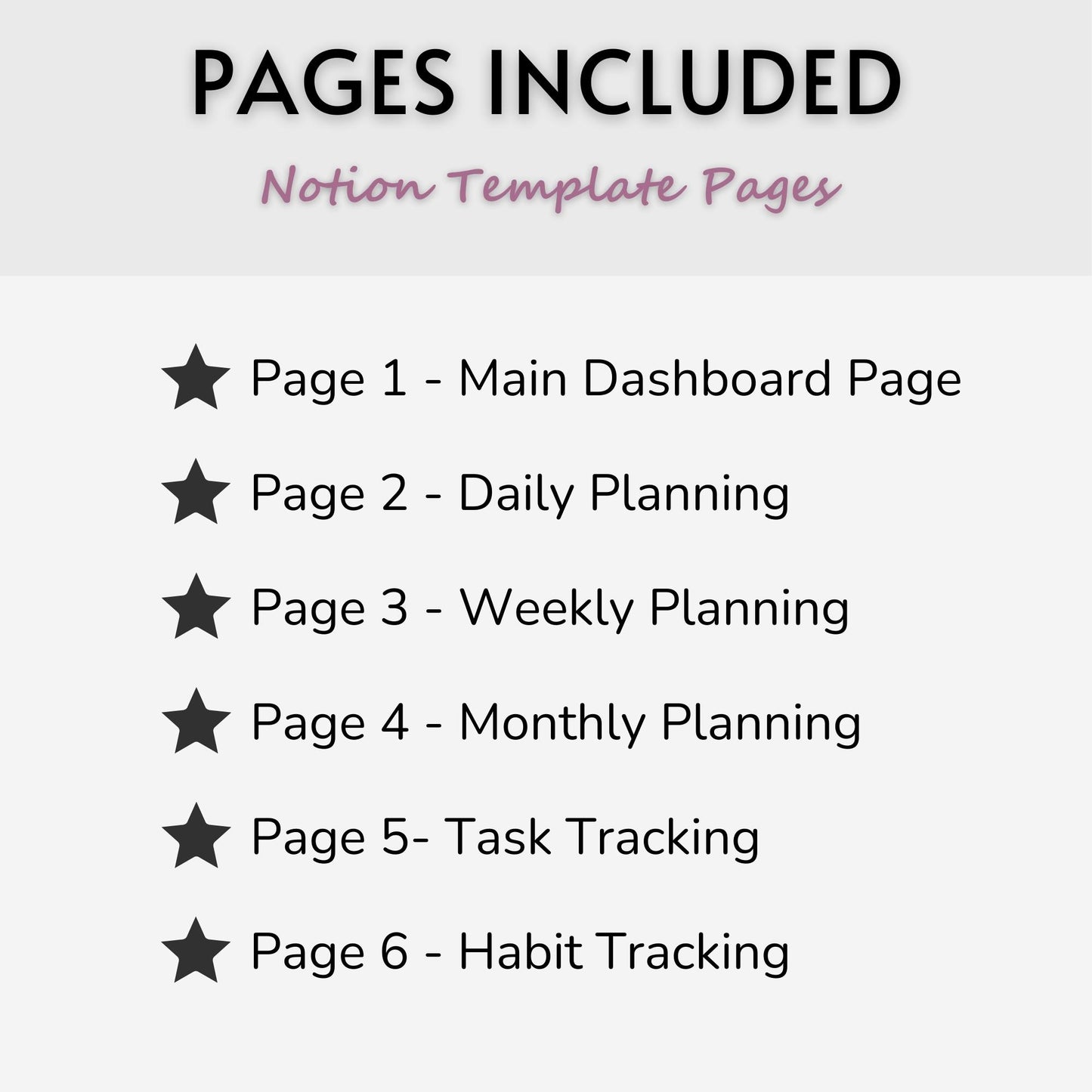 RESOLVE Personal Planner Template For Notion
