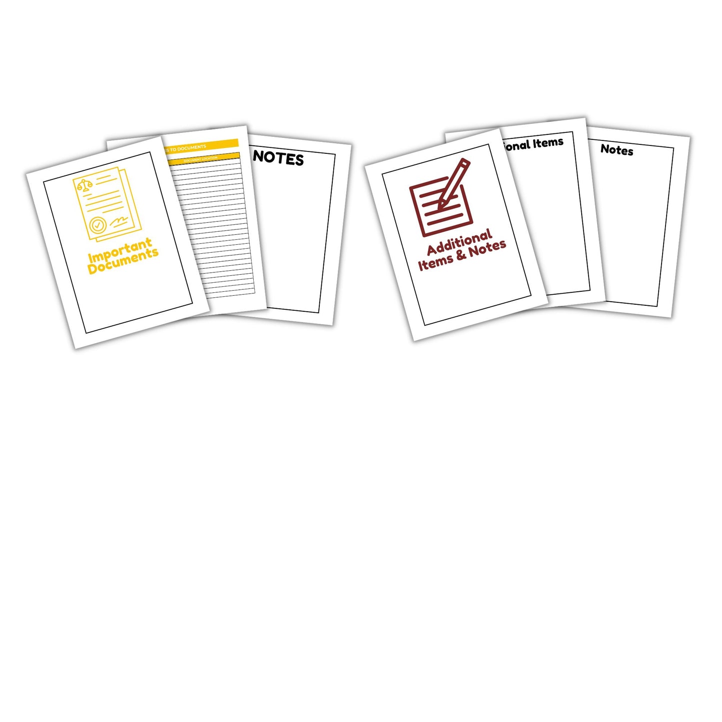 Family Vital Information Tracker - Printable Version