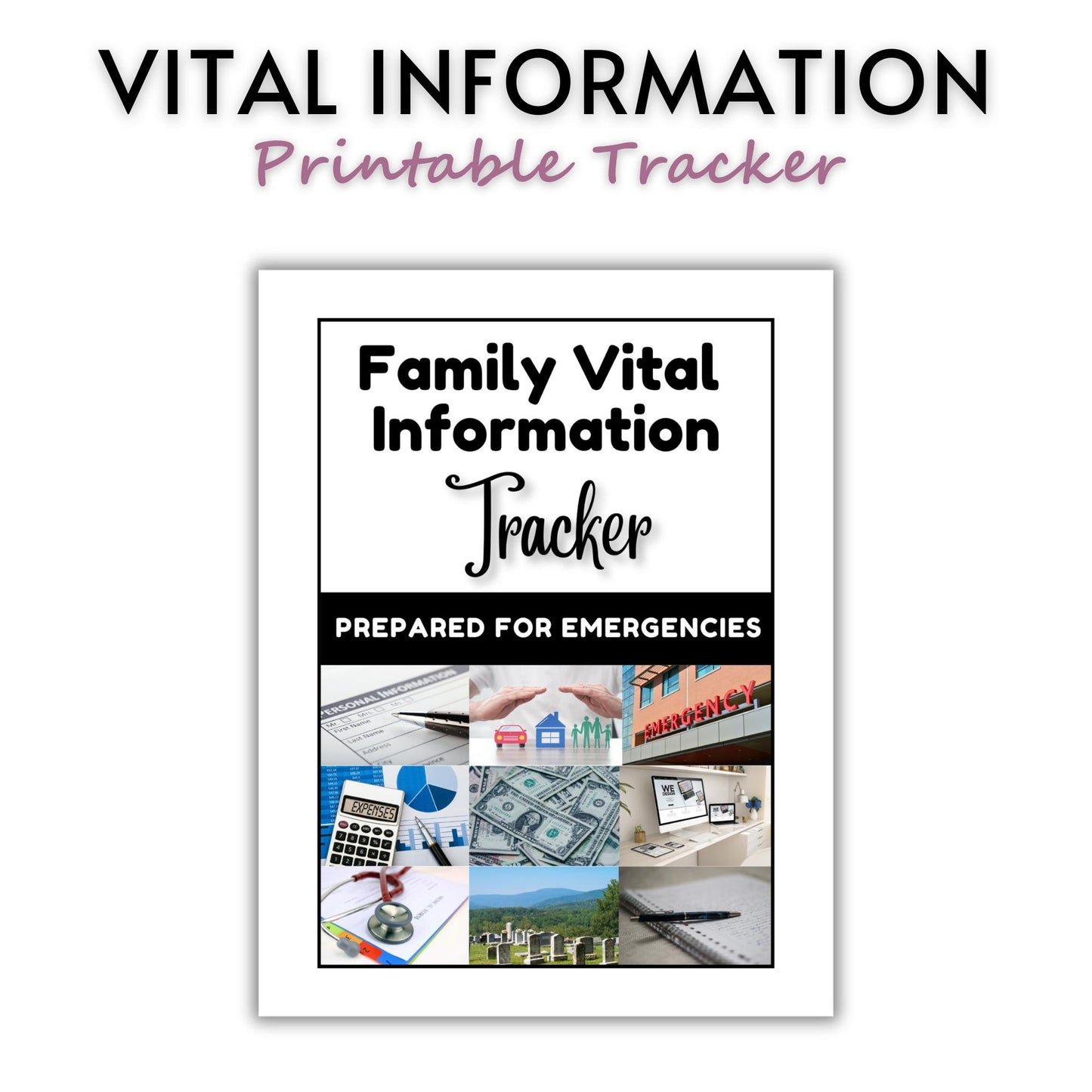 Important Information Tracker - Printable Version