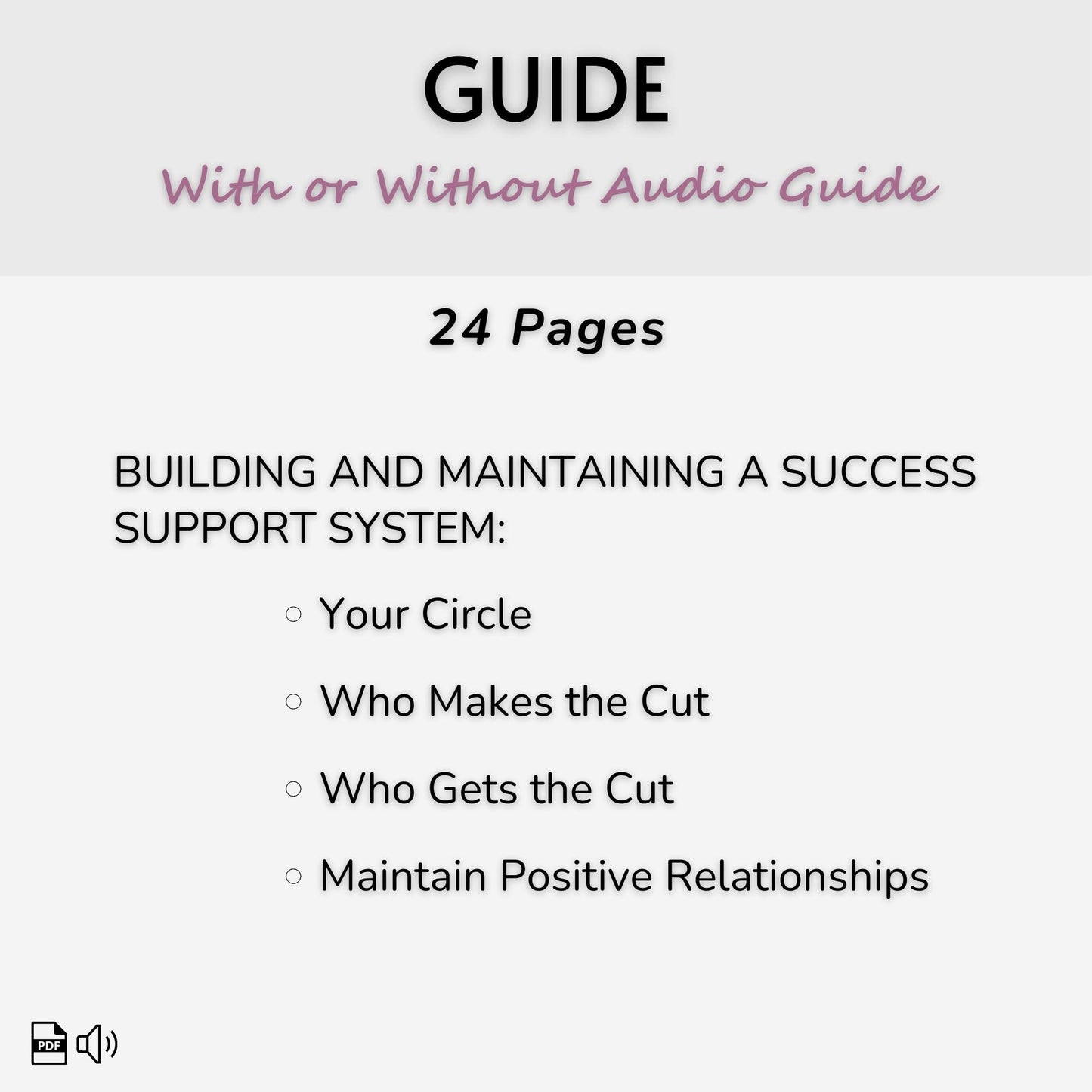 Your Circle: Building & Maintaining A Success Support System