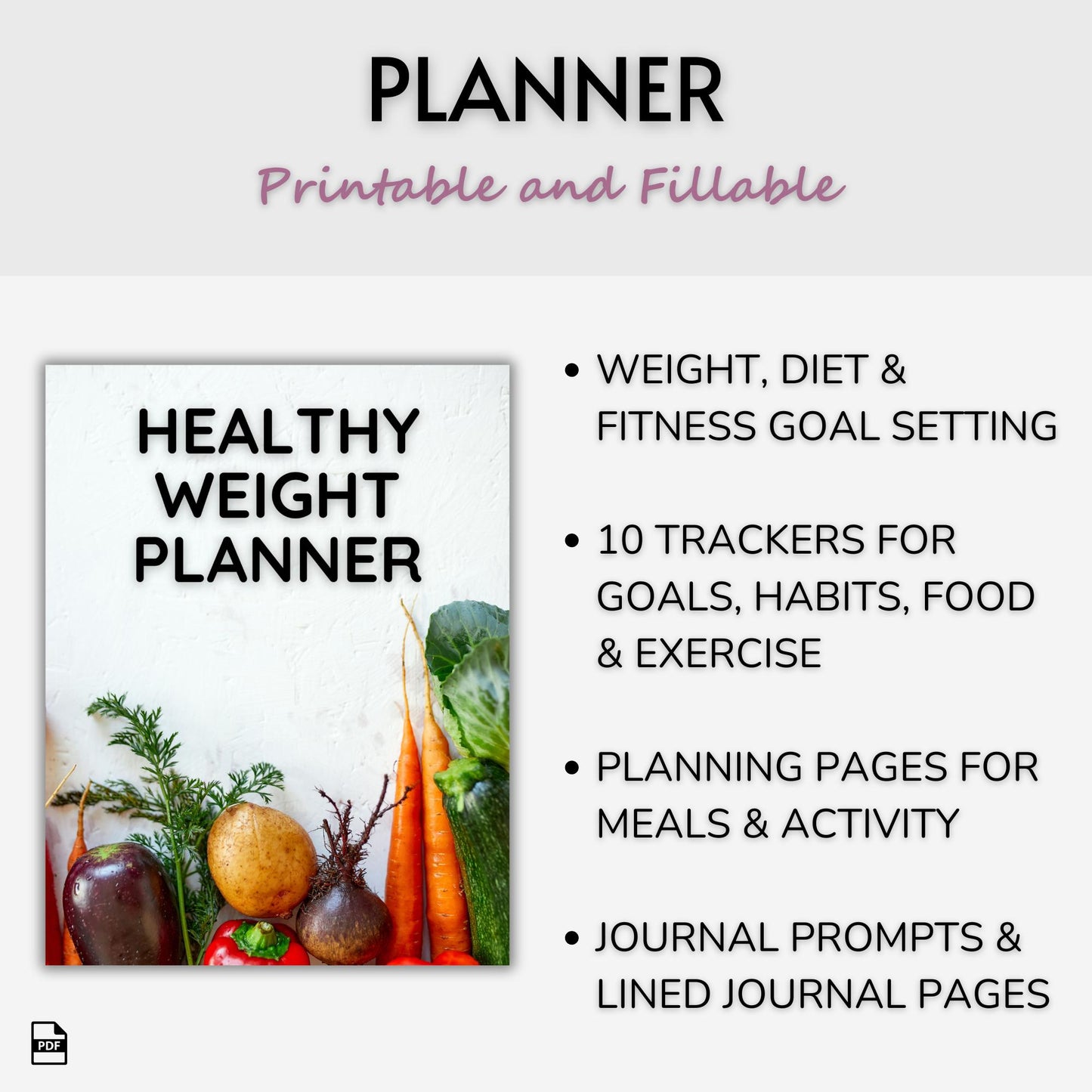 Healthy Weight Tracker and Journal