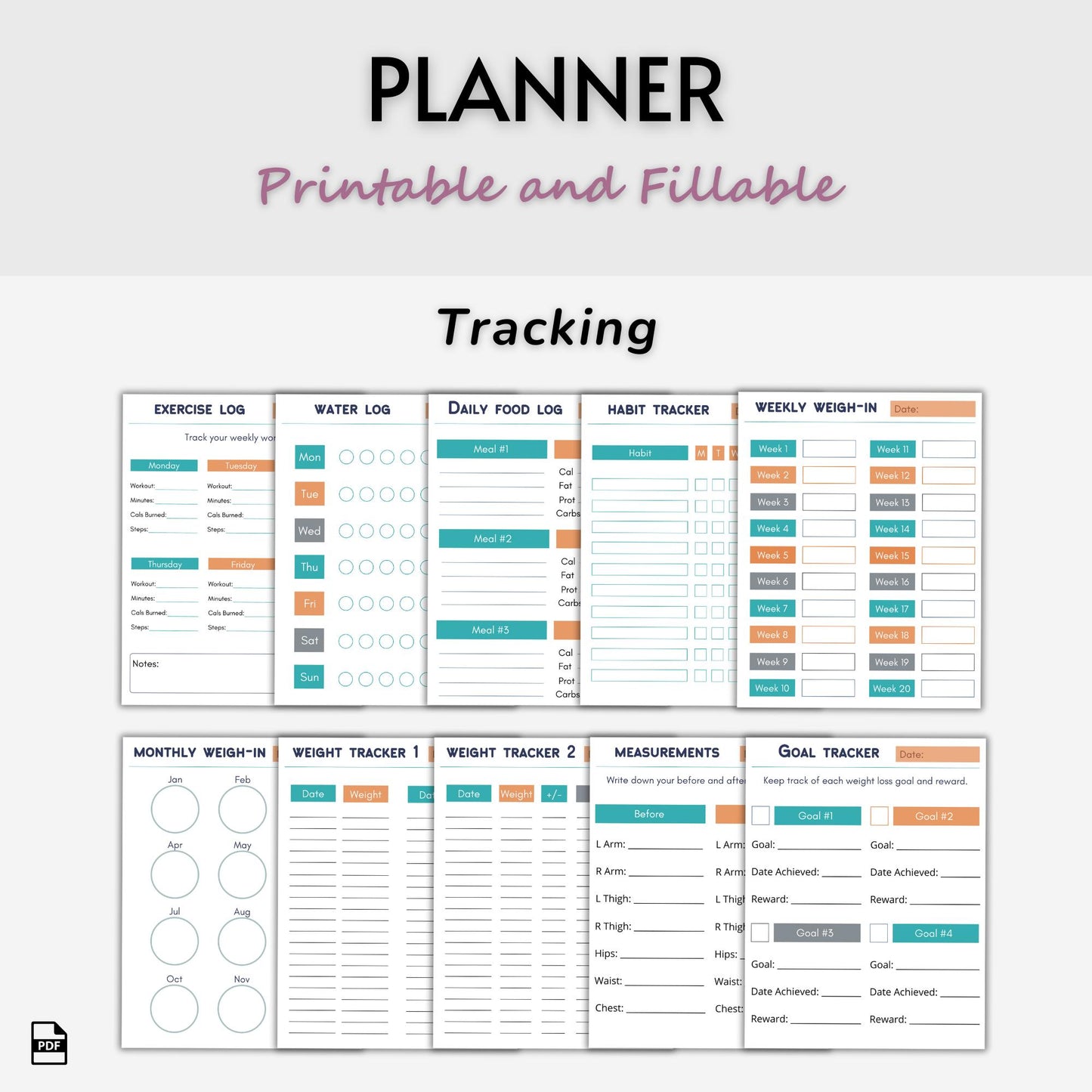 Healthy Weight Tracker and Journal