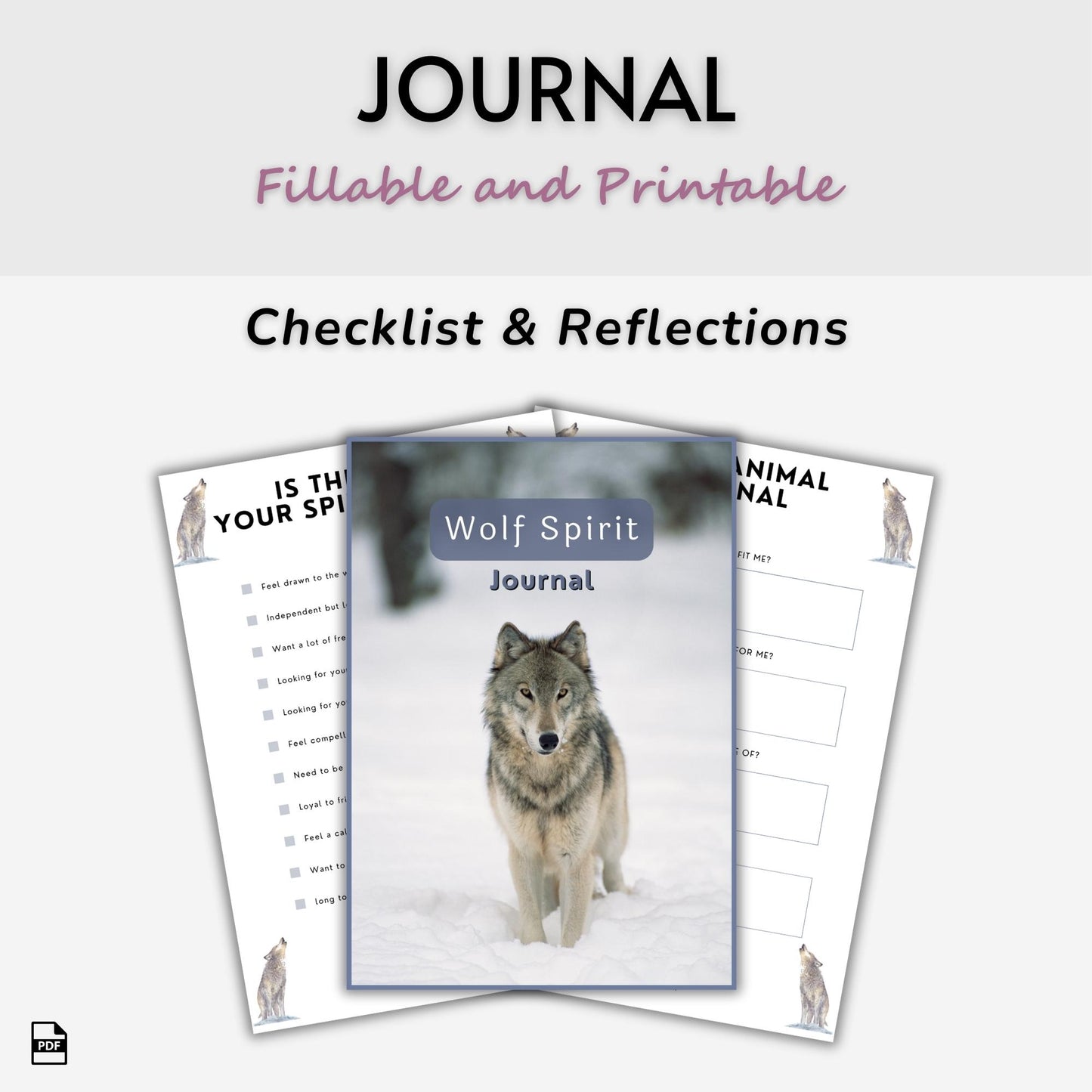 Wolf Spirit Animal Journal