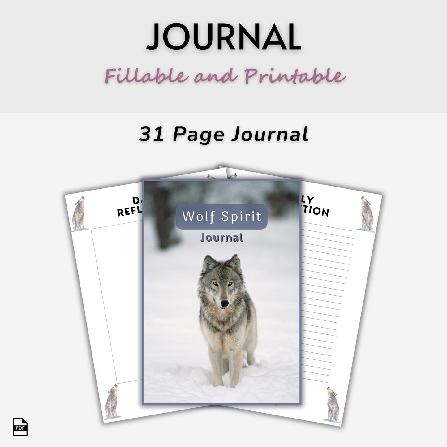 Wolf Spirit Animal Journal